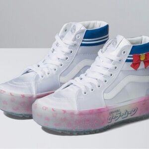 Vans Stacked Pretty Guardians Sailor Moon New Size 8 box dented in storage